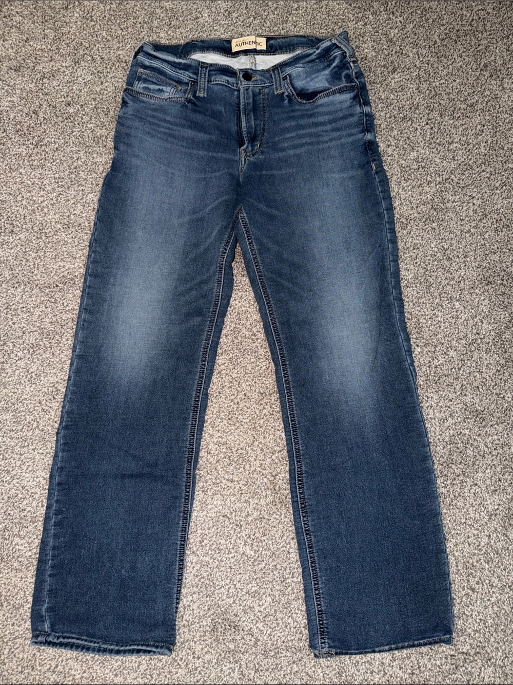 Silver Jeans Men's Straight Leg Denim in Dark Blue Wash